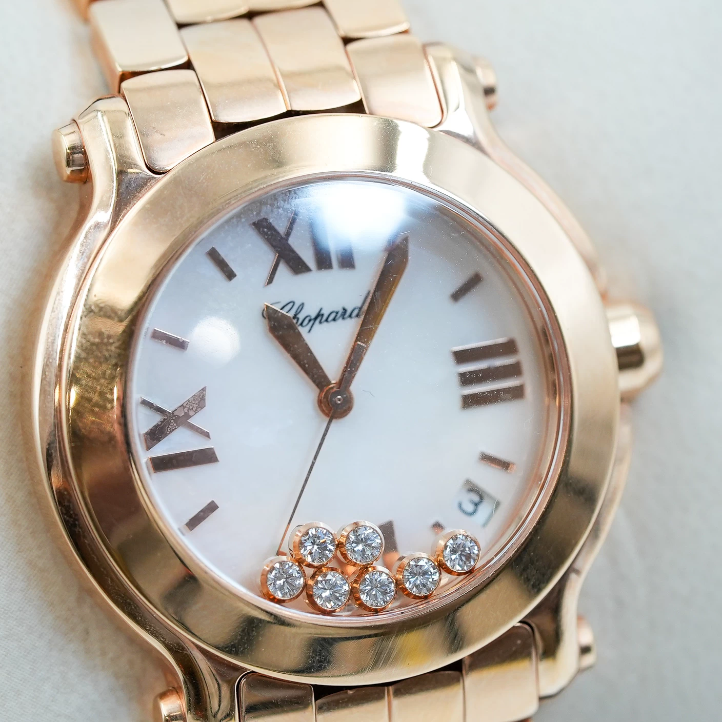 Chopard Happy Sport Rose Gold Watch