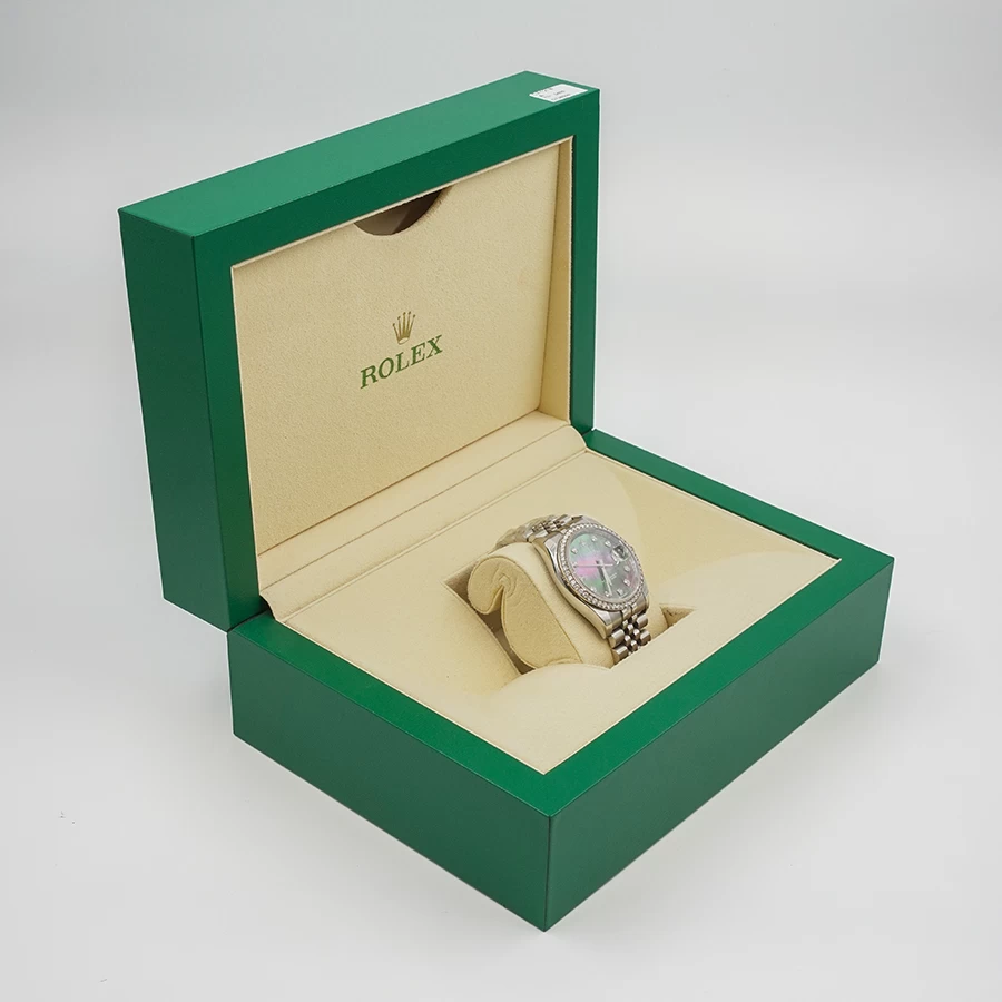     Rolex Datejust 36 - Diamond Bezel & Black Mother-of-Pearl Dial 