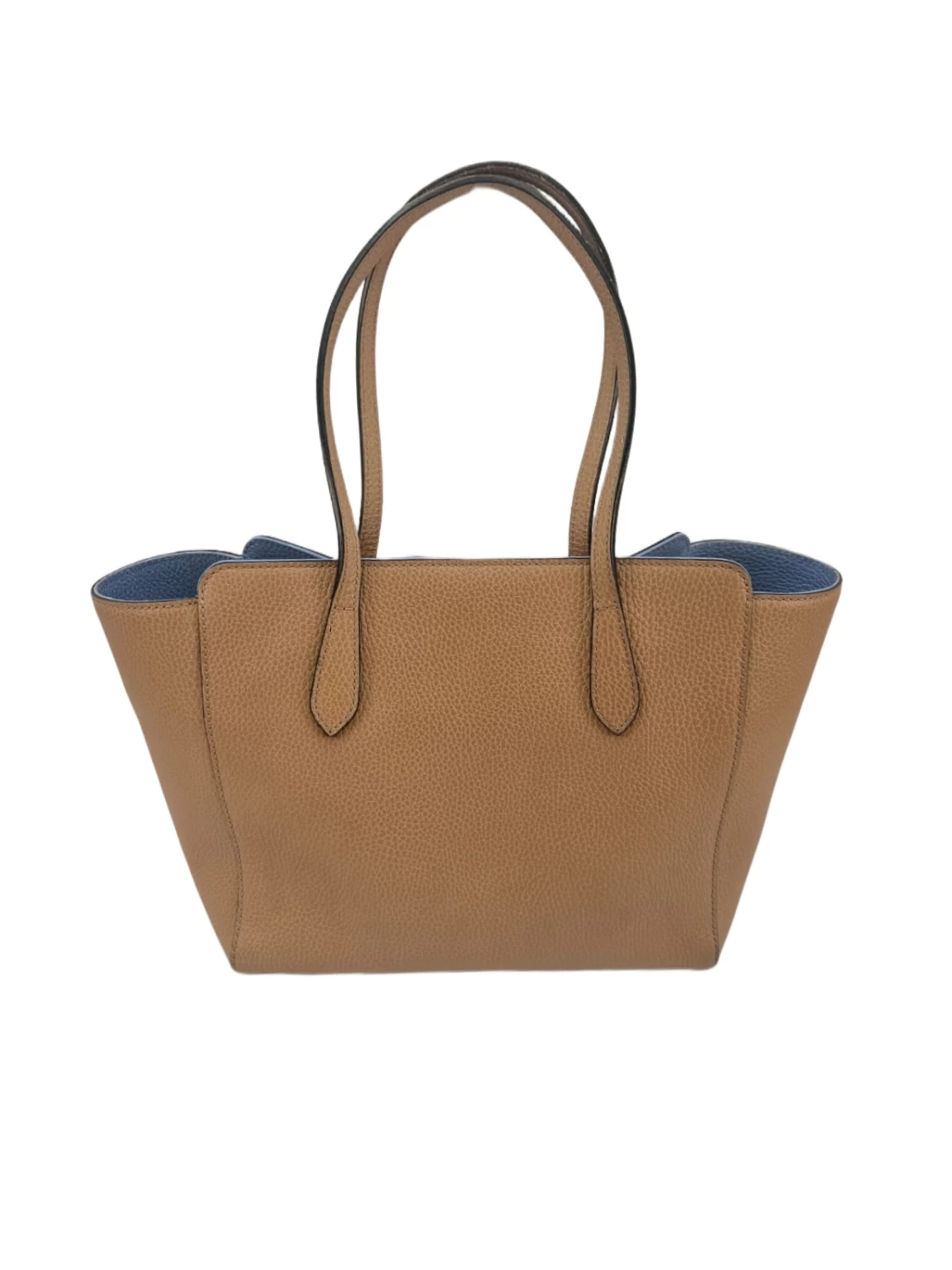     Gucci Beige Leather Small Swing Tote 
