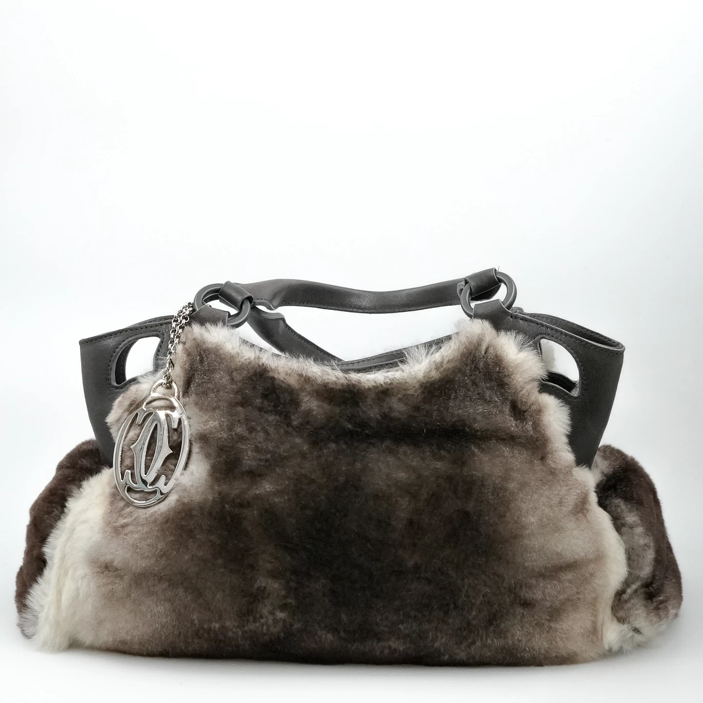     CARTIER Marcello Fur Shoulder Bag 