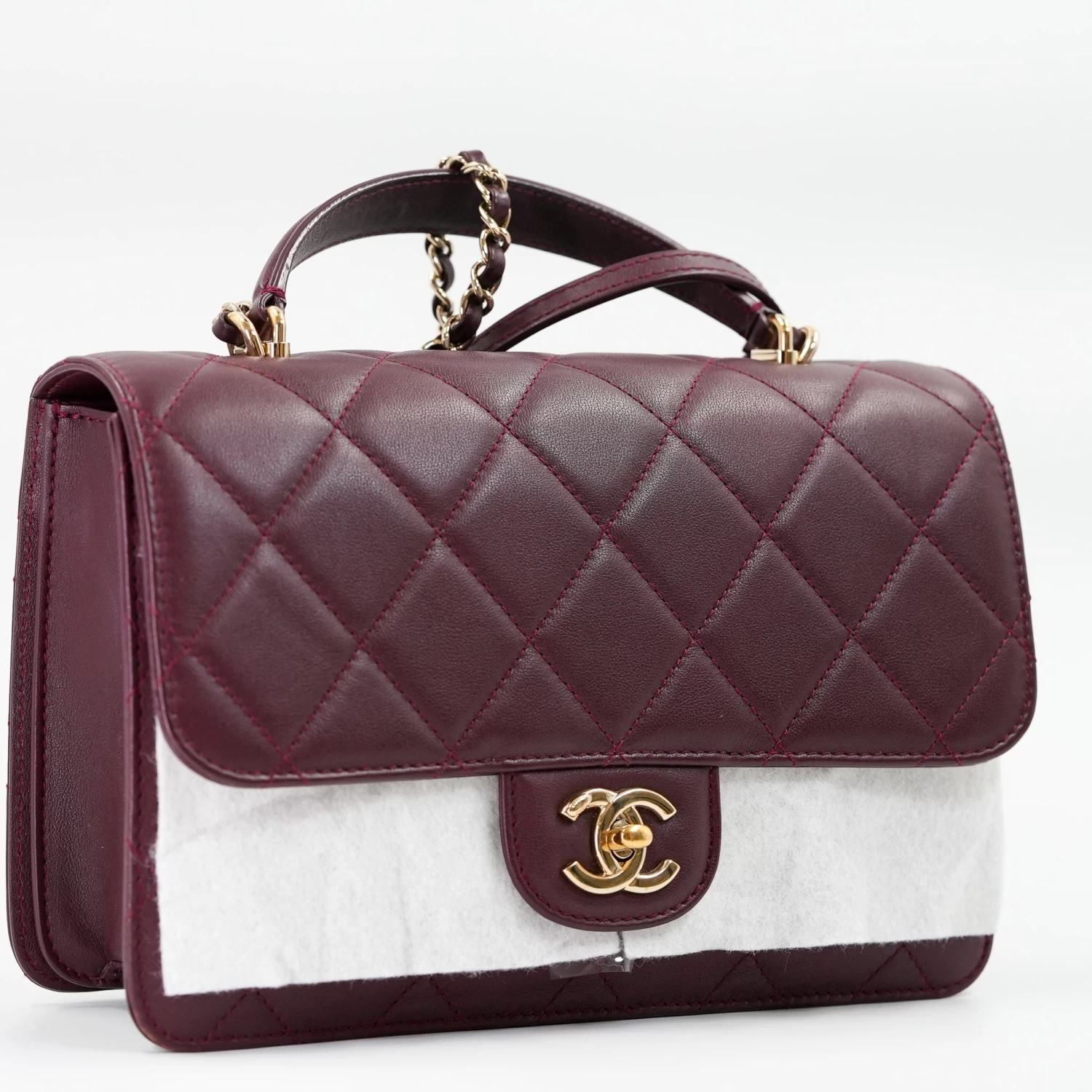 Chanel flap bag - Burgundy
