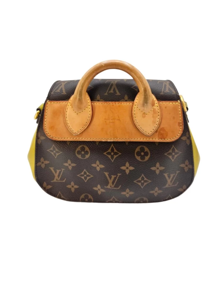     Louis Vuitton Eden Monogram Leather Canvas Bag 