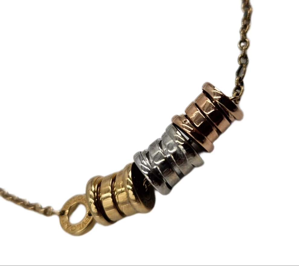     Bvlgari B.zero1 18k 3-Tone Gold Element Soft Bracelet size M/L 