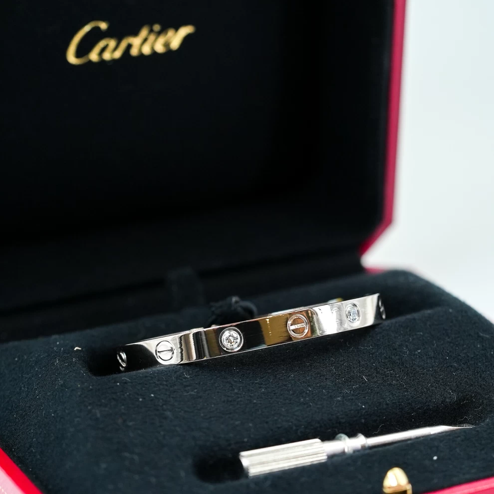 Cartier LOVE Bracelet - White Gold