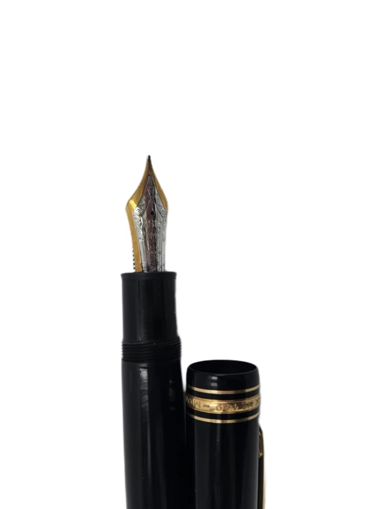     قلم حبر جاف مونت بلانك مايسترستوك 149 مطلي بالذهب - سن متوسط 