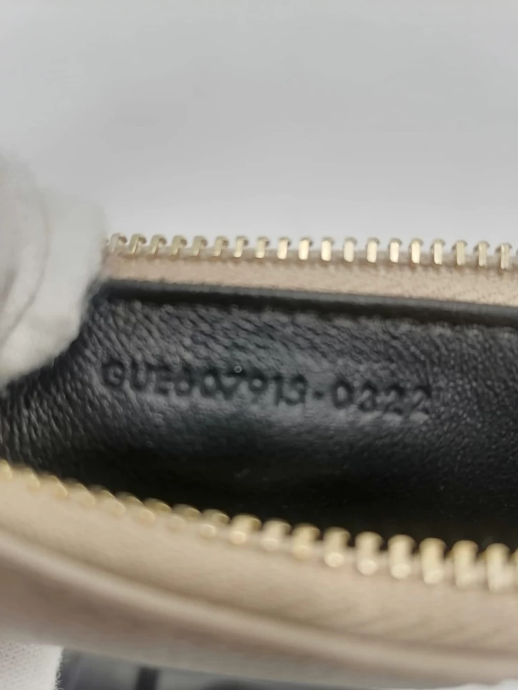     Saint Laurent MatelassÃ© Leather Monogram Long Card Holder 