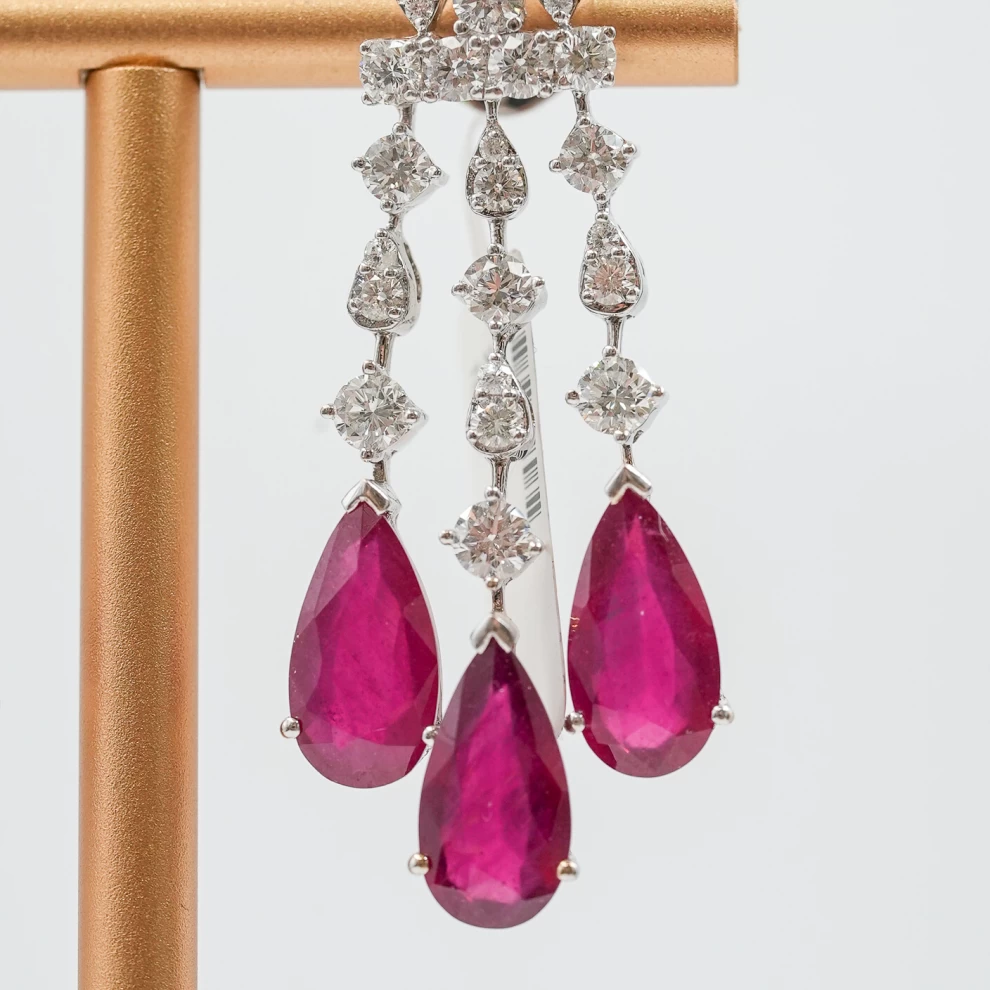     Ruby Earings 