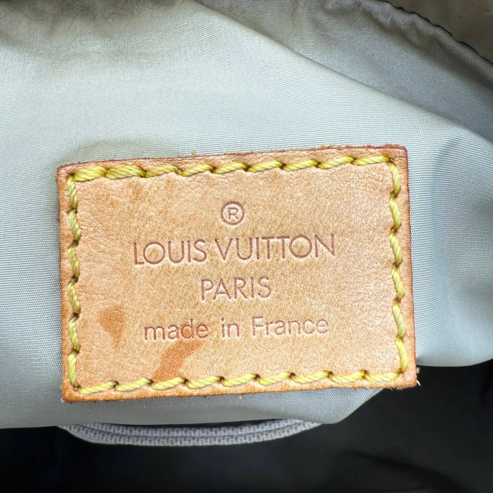     Louis Vuitton Damier Geant Terre Vertical Messenger Bag Canvas 