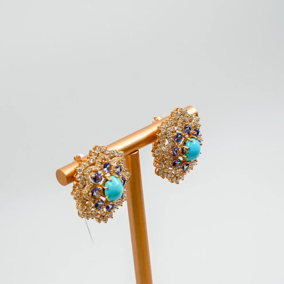Earrings and ring set