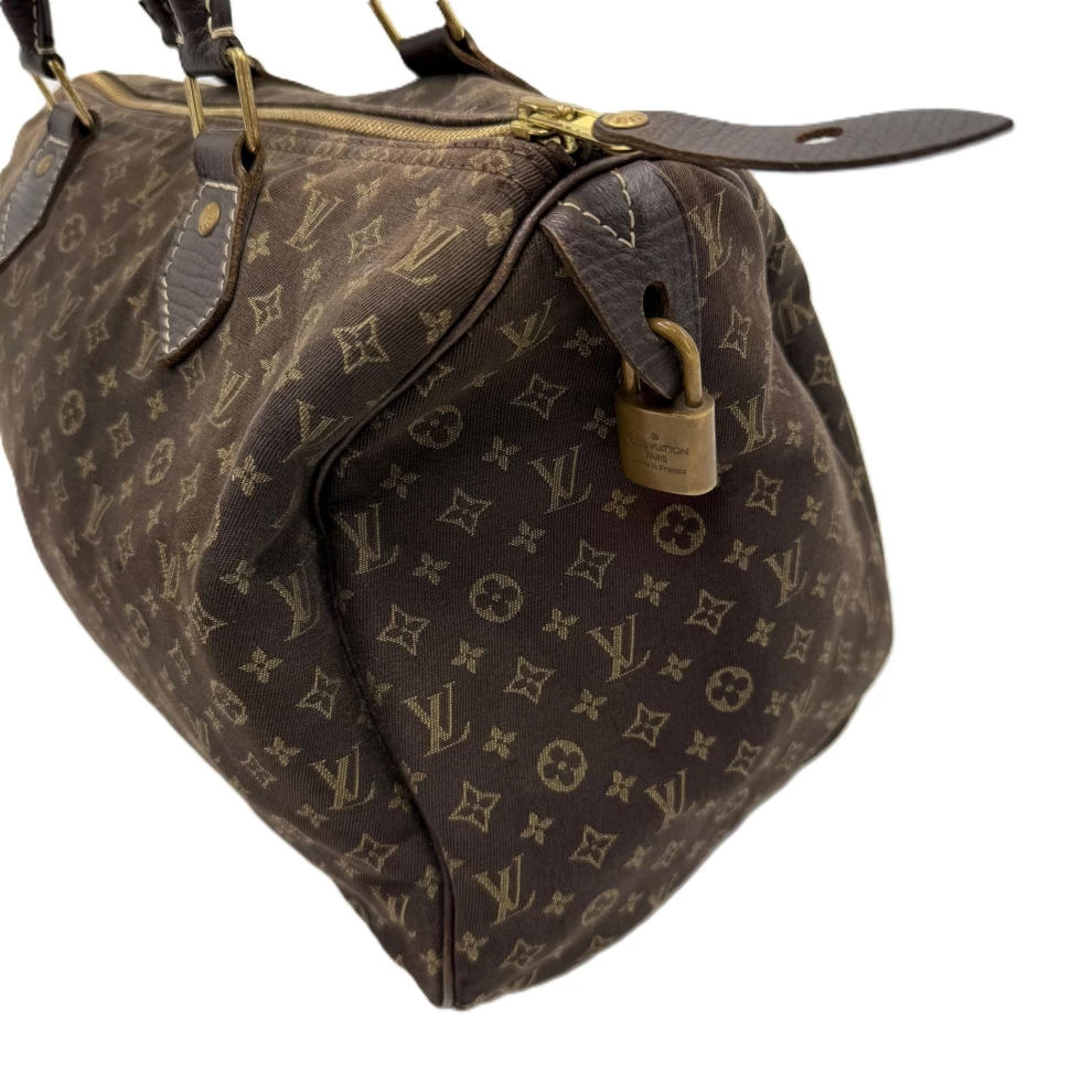     Louis Vuitton Monogram Mini Lin Canvas Speedy 30 Bag 