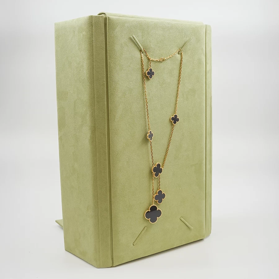     Van Cleef & Arpels Alhambra Long Onyx Necklace 