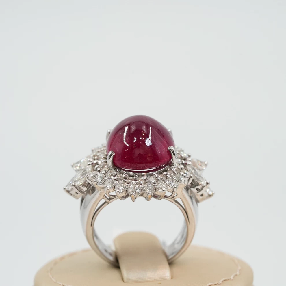     Diamond Ruby Ring 