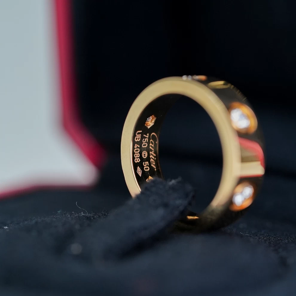     خاتم زفاف كارتييه لوف 