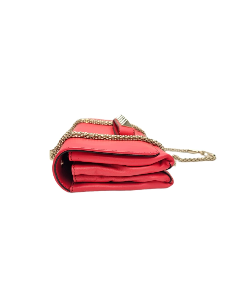     Valentino Leather Rockstud Va Va Voom Clutch Bag 