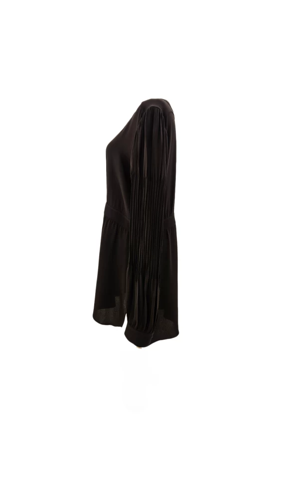     Chanel  Pleated Silk Long Top 