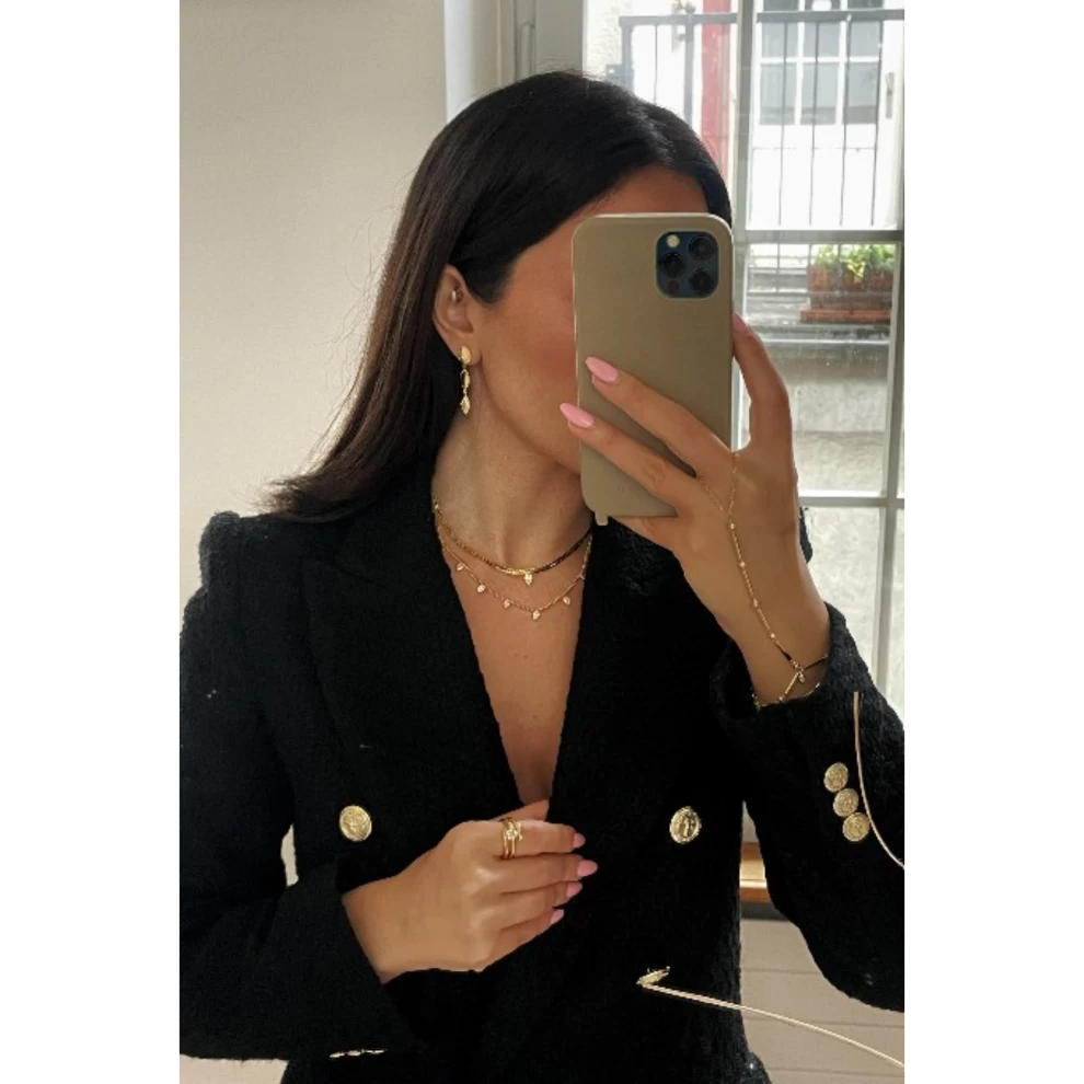     RUMI MULTISHAPE DROP EARRINGS 