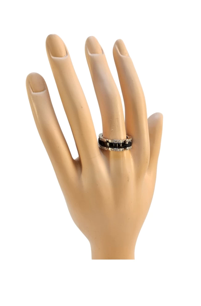     Chanel 18K White Gold  Diamond Ultra Ring Size T58 