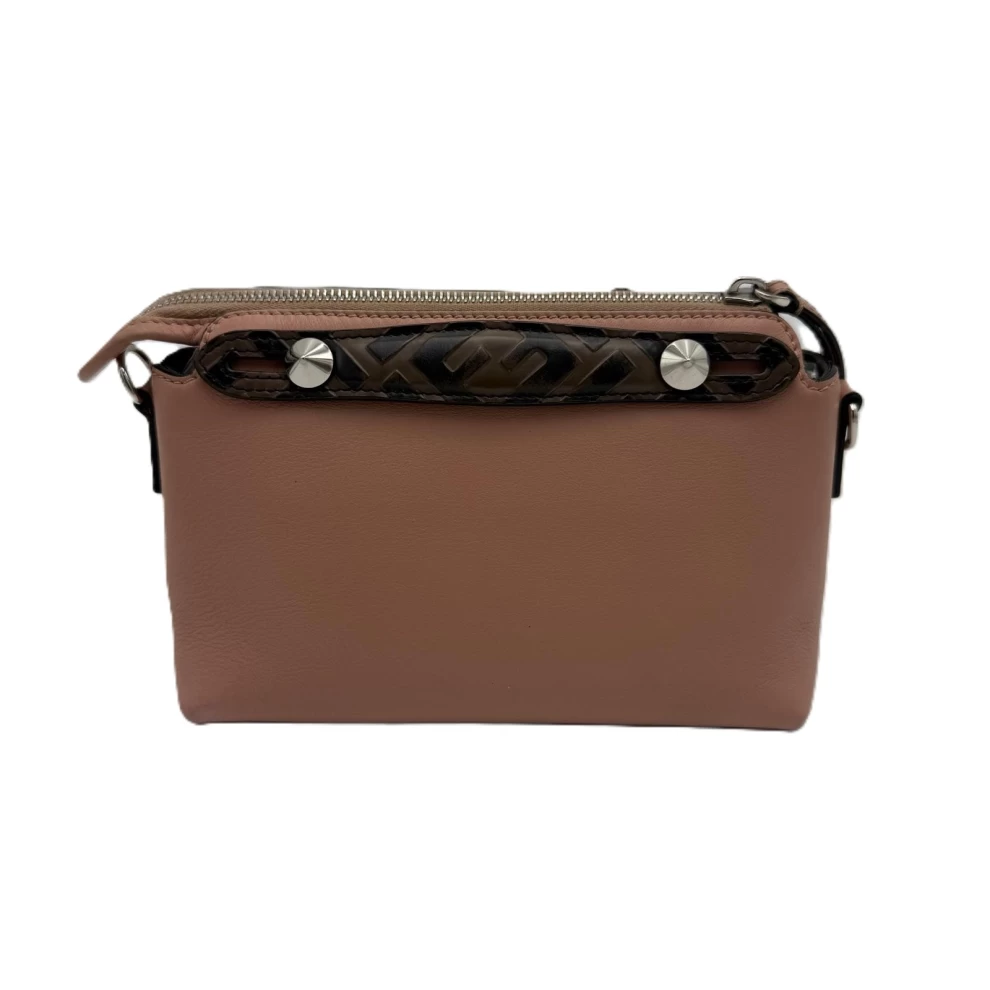     Fendi Bicolor Zucca By the Way Small Handbag Pink 