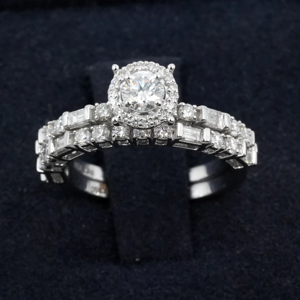     Diamond Twin Rings 