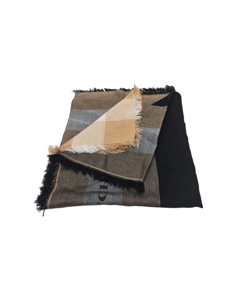     Coach Windowpane Challis Scarf 