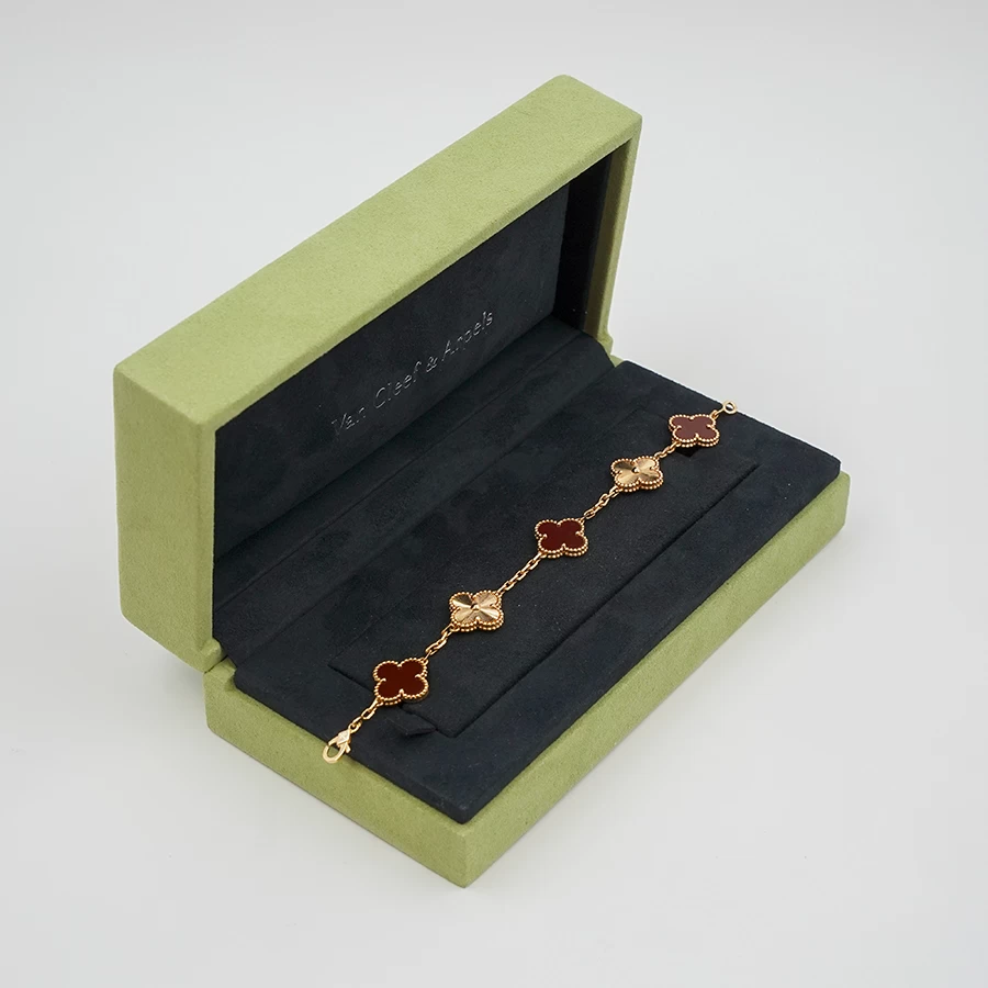     Van Cleef & Arpels Vintage Alhambra 5 Motifs Bracelet 