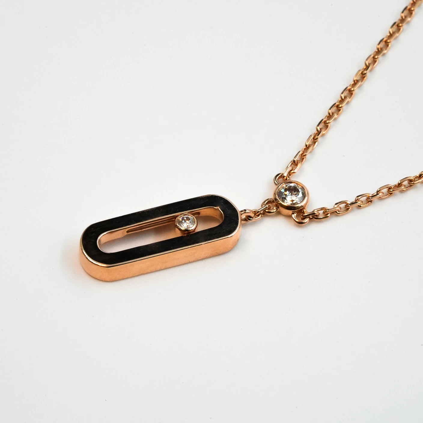     Messika Move Uno 2 Rows Diamond Necklace 