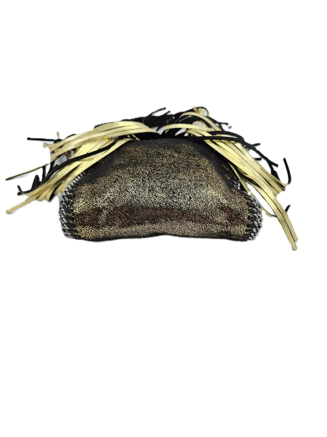     حقيبة ستيلا مكارتني فالابيلا كروس بودي قابلة للطي مع سلسلة وشراشيب 