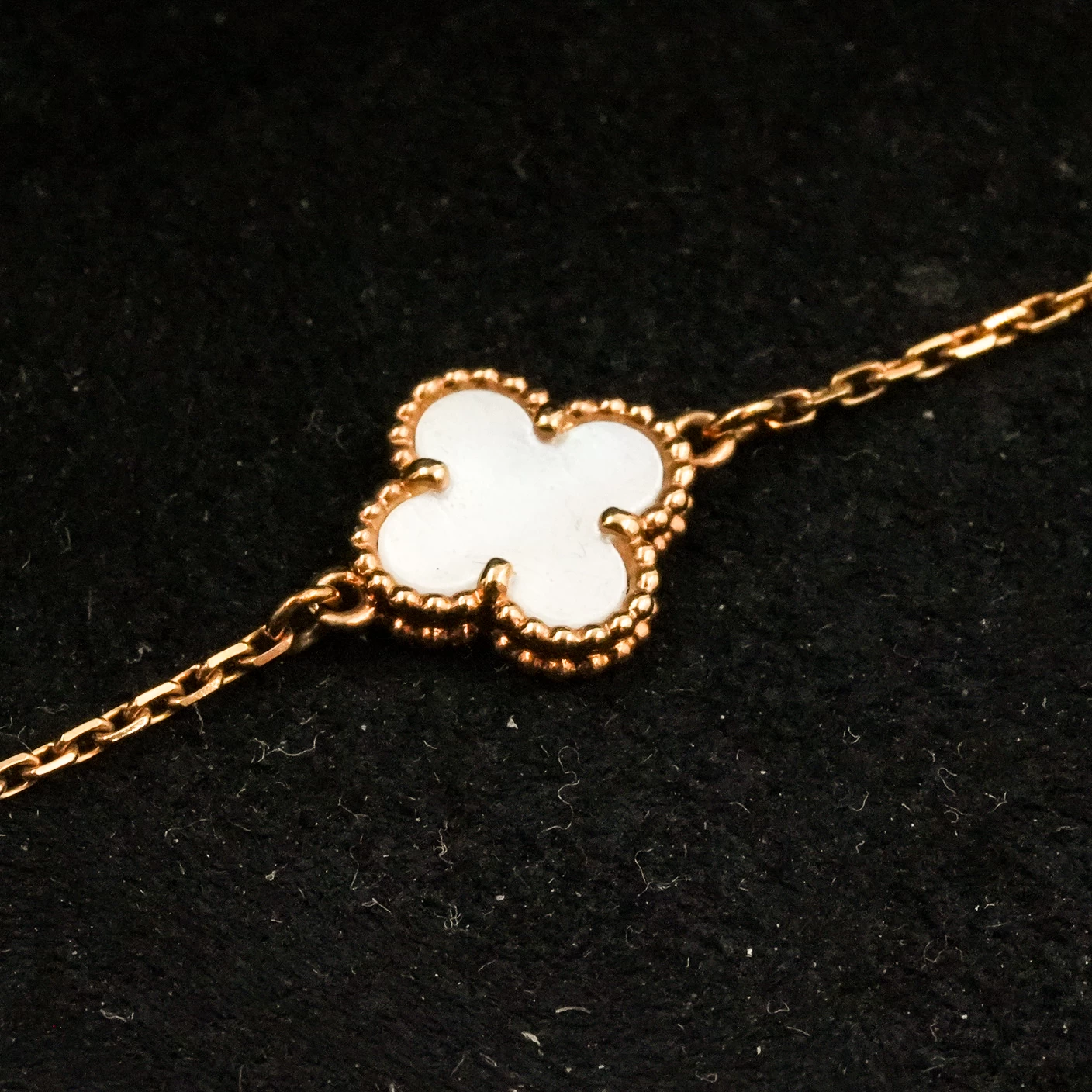 Van Cleef & Arpels Sweet Alhambra Mother-of-Pearl Bracelet