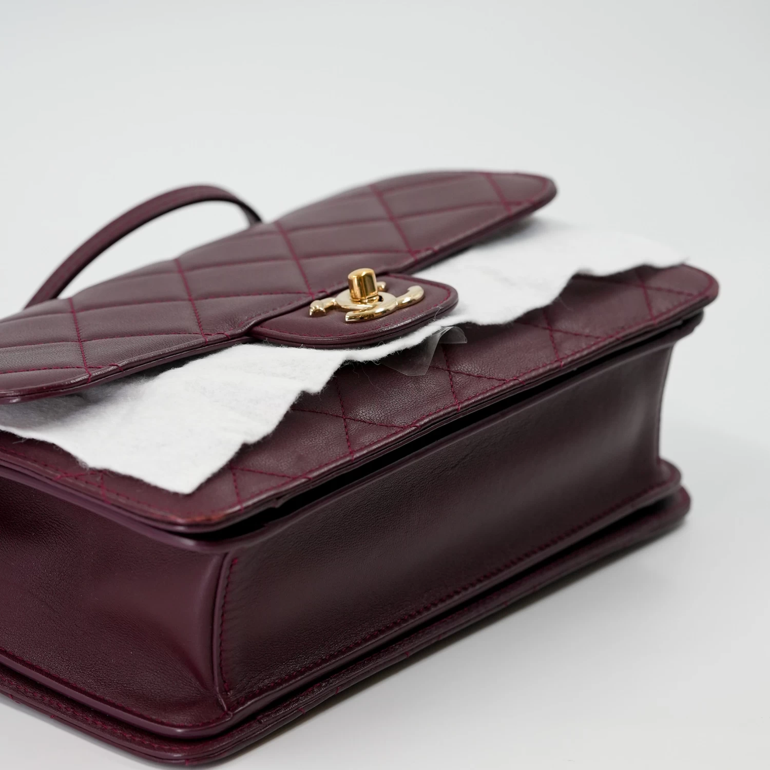 Chanel flap bag - Burgundy
