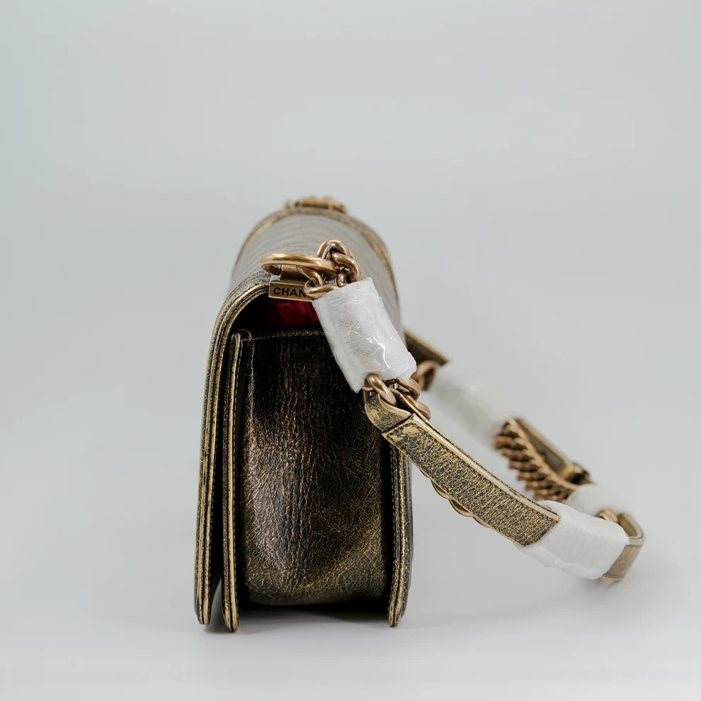    Chanel Boy Bag - Gold 