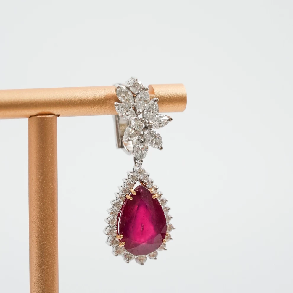     Ruby Earrings 