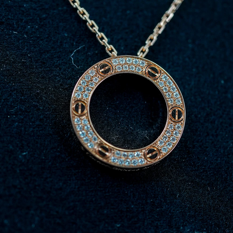 Cartier LOVE Necklace - Rose Gold