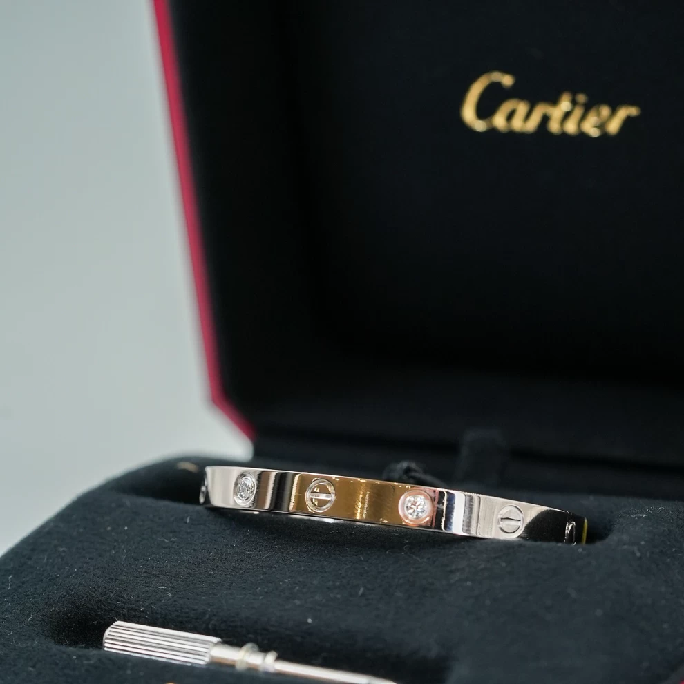 Cartier LOVE Bracelet - White Gold