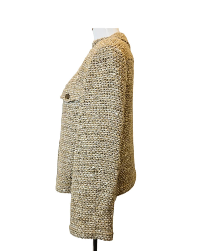     Chanel Beige Tweed Jacket 