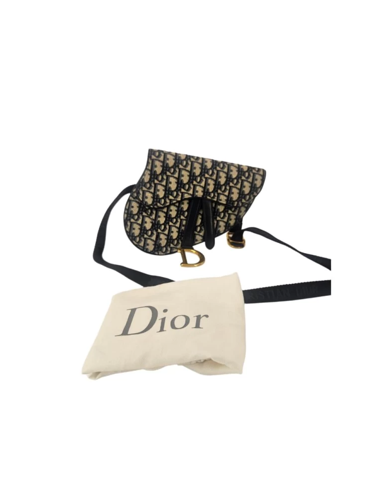     Dior Oblique Canvas Saddle  Waist  Belt Bag 
