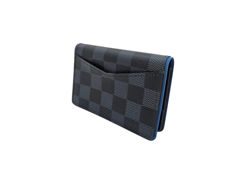     Louis Vuitton Pocket Organier Damier Graphite Canvas Menâ€™s wallet 