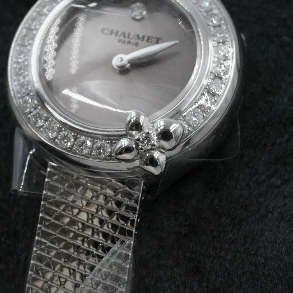     ساعة شوميه جوزفين الماسية والمجوهرات مع شبكة ميلانو 