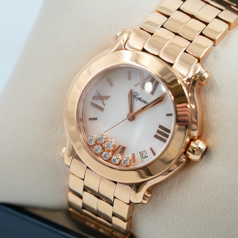 Chopard Happy Sport Rose Gold Watch