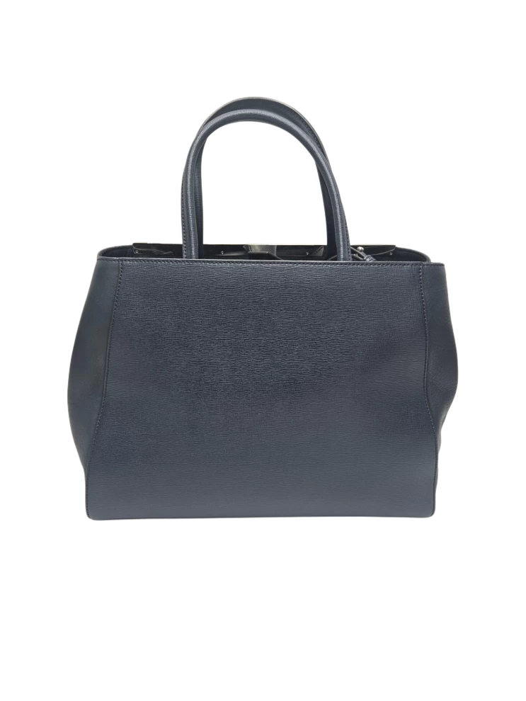     حقيبة توت فندي جلدية متوسطة الحجم 2 جور 