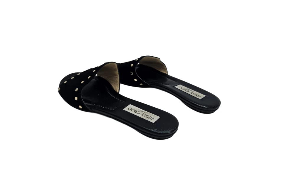     Jimmy Choo Studded Nanda Flats 40 EU 