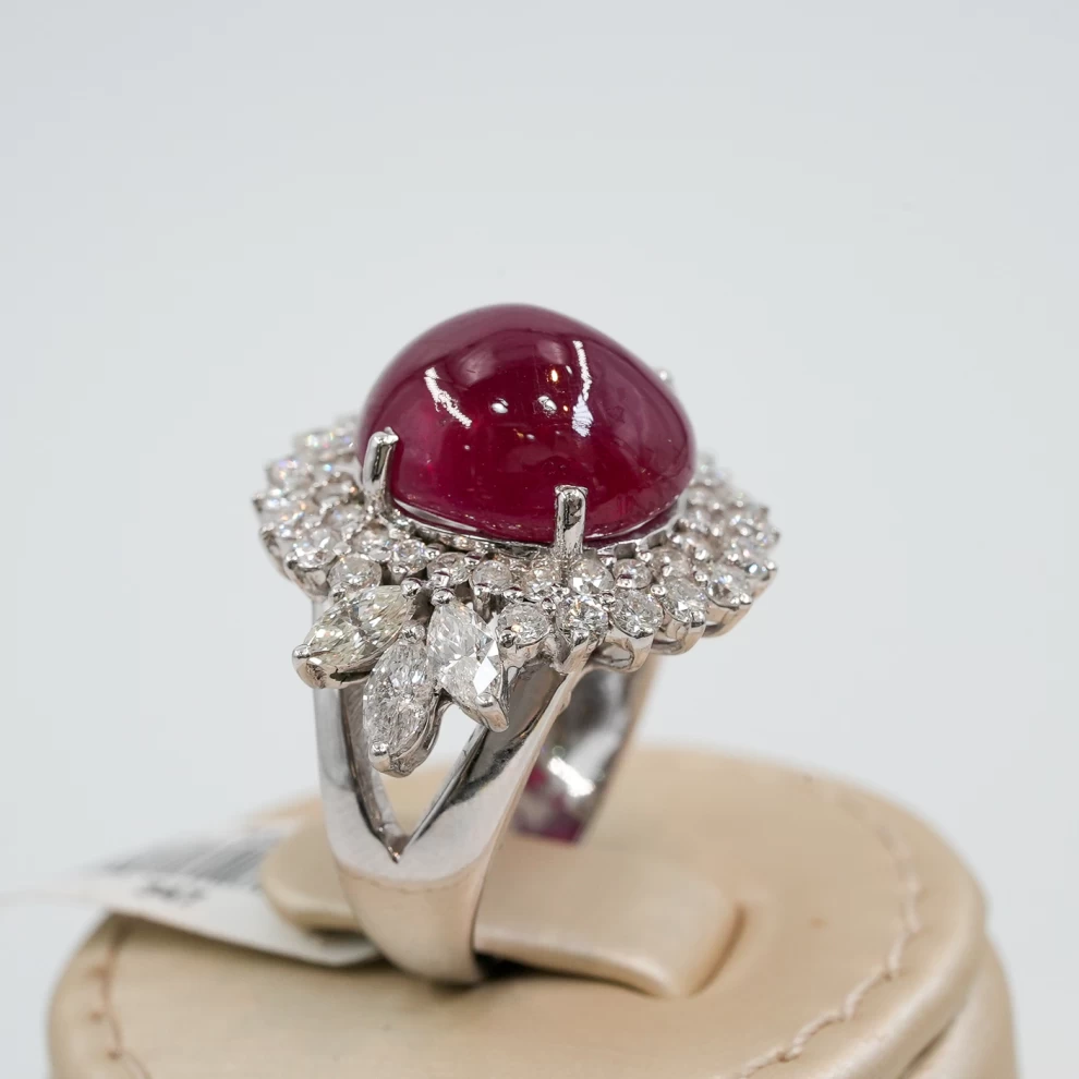     Diamond Ruby Ring 