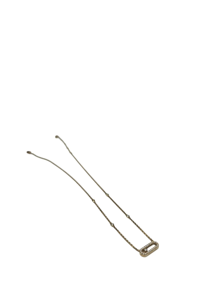     قلادة ميسيكا بيبي موف أونو الماسية (ذهب أصفر) 