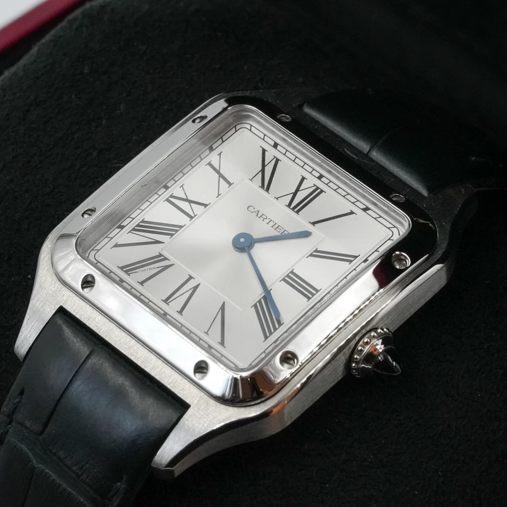     Cartier Santos-Dumont Watch in Steel - Women's Watch 