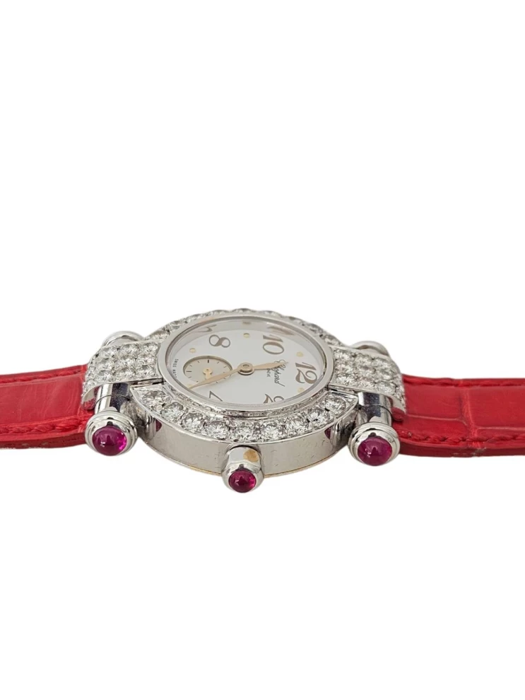     Chopard 18k White Gold Diamond Imperiale Lady Watch 