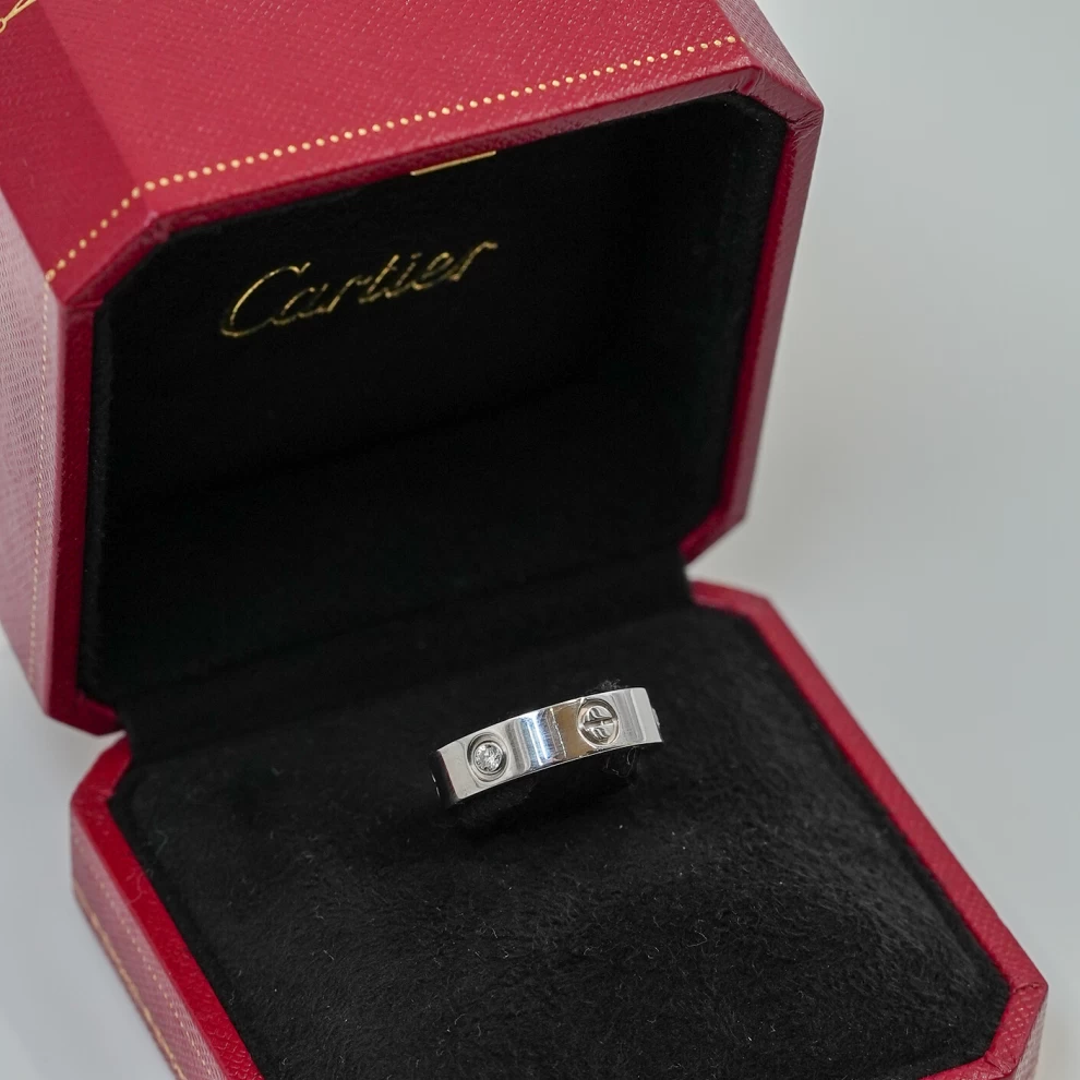 Cartier LOVE ring - White Gold