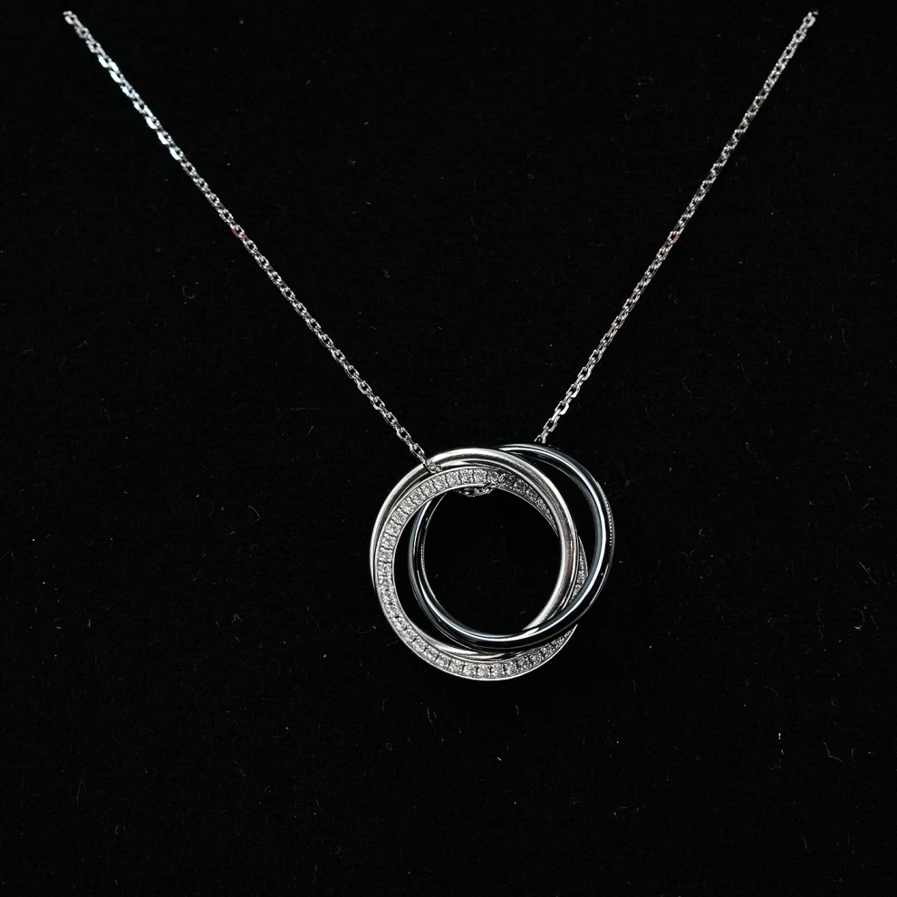 Cartier Trinity Necklace Ceramic