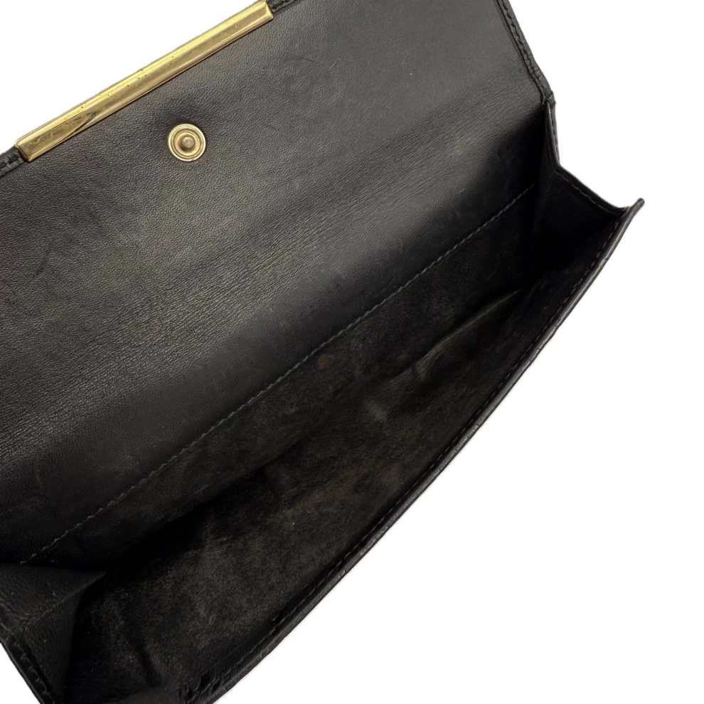     محفظة غوتشي غوتشيسيما كونتيننتال الجلدية السوداء 