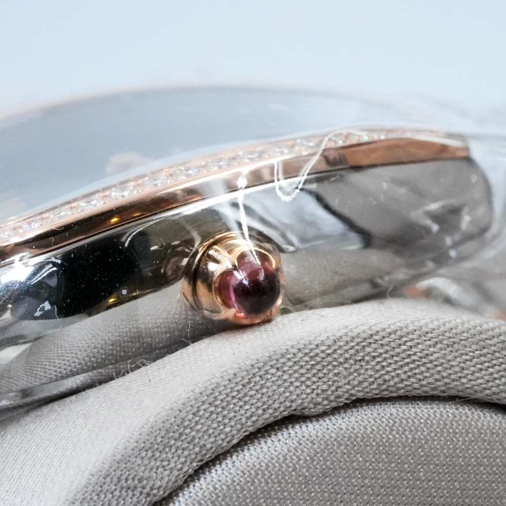     ساعة بولغري سيربنتي توبوغاس ألماسية بلونين 