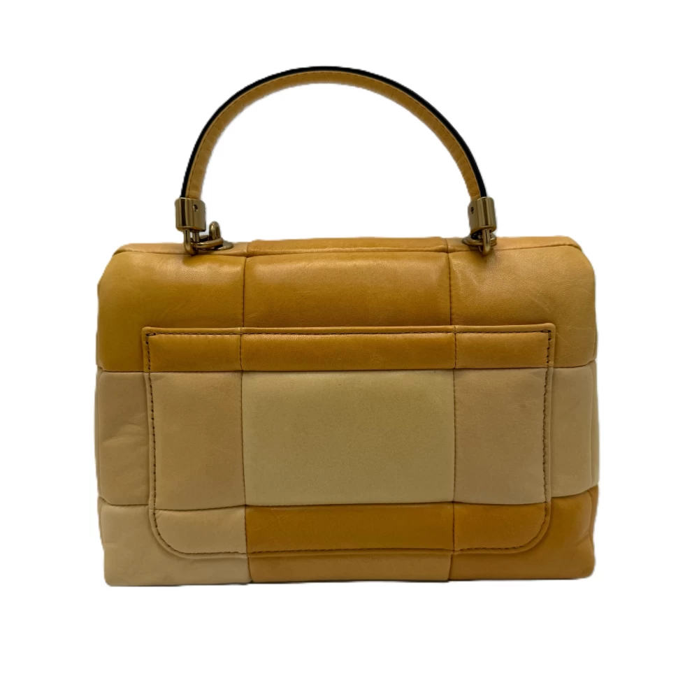     حقيبة توري بيرش كيرا المرقعة ذات المقبض العلوي 