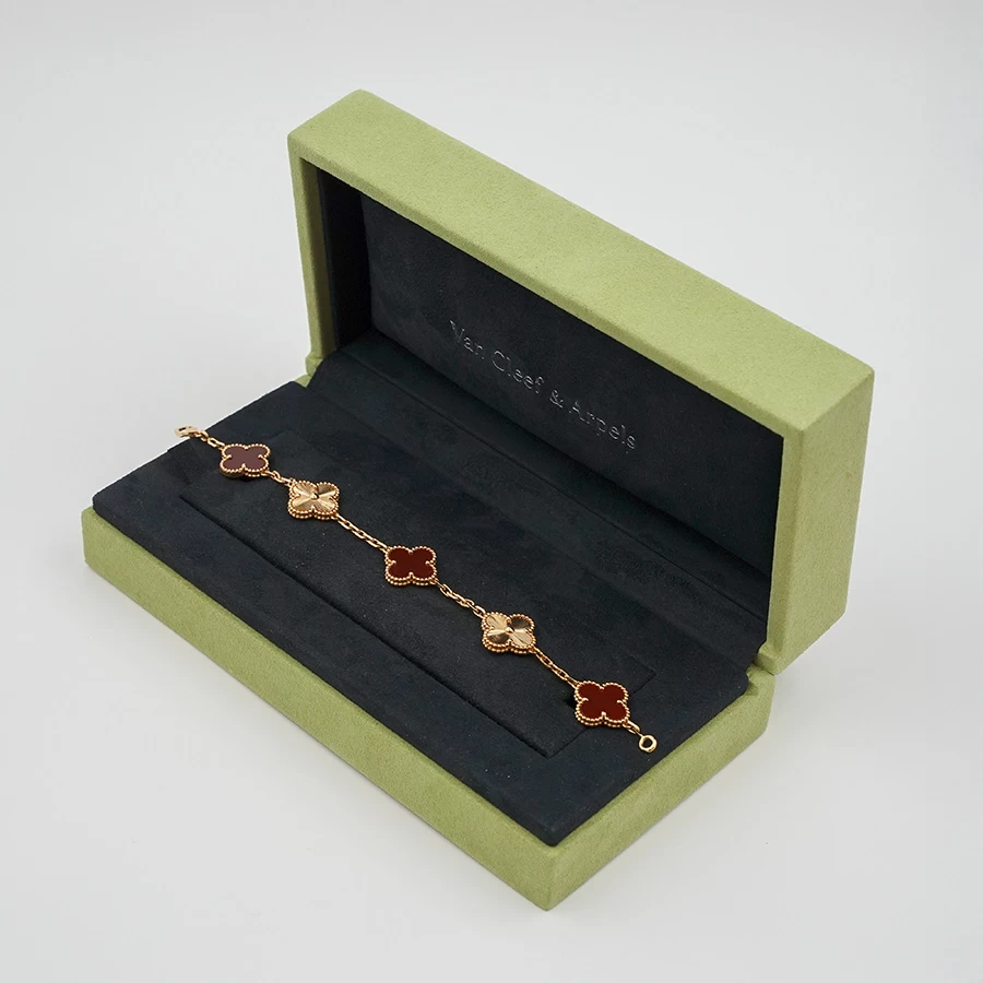     Van Cleef & Arpels Vintage Alhambra 5 Motifs Bracelet 